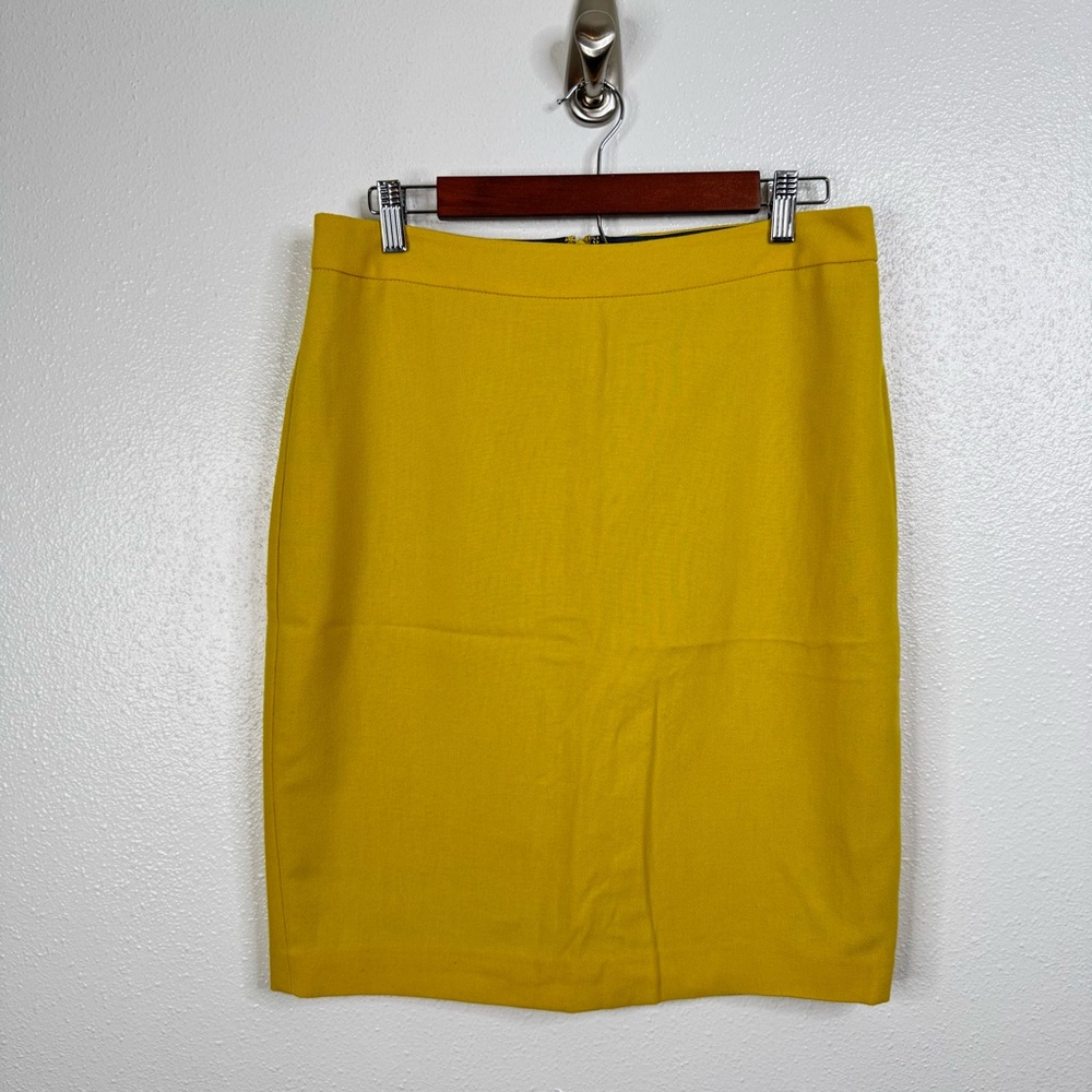 Cabi Yellow Pencil Skirt Size 6